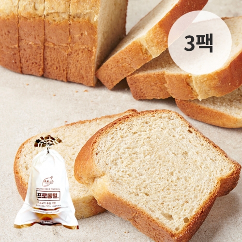 [바디닭] 닥터밀 프로통밀 미니식빵 3팩