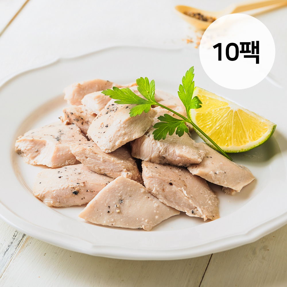 [바디닭] 수비드 닭가슴살 큐브 갈릭 10팩