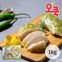 [오쿡] 프리미엄 고추 닭가슴살 1kg
